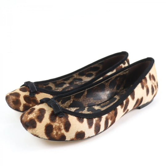 DOLCE&GABBANA Ballet shoes Main: Pigtails Brown type Women 35 Used Authentic