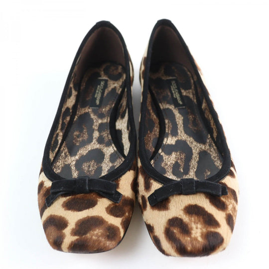 DOLCE&GABBANA Ballet shoes Main: Pigtails Brown type Women 35 Used Authentic
