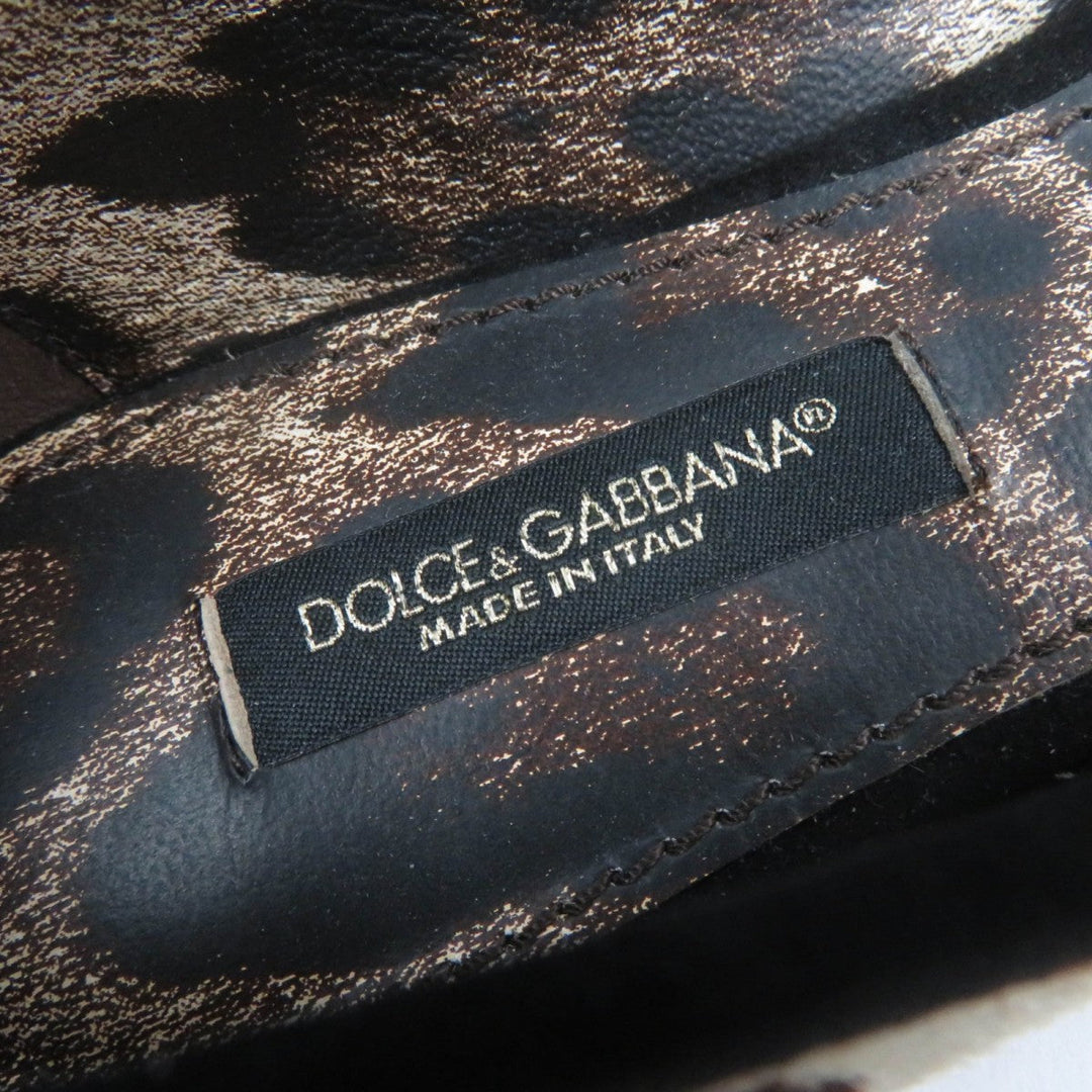 DOLCE&GABBANA Ballet shoes Main: Pigtails Brown type Women 35 Used Authentic