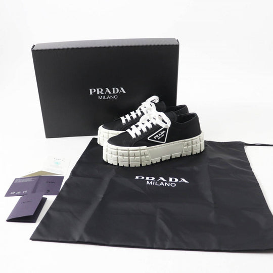 PRADA sneakers 1E260M Nylon Black White 37