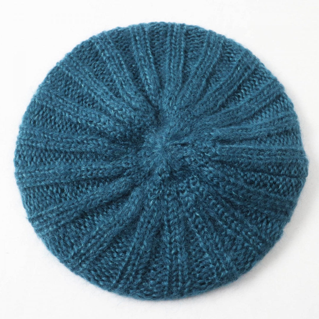 GUCCI Knit cap 331985 Main: 70% mohair, Main: 30% silk, Part: metal Blue type Women L Used Authentic