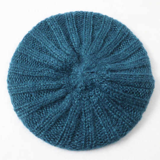 GUCCI Knit cap 331985 Main: 70% mohair, Main: 30% silk, Part: metal Blue type Women L Used Authentic