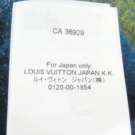 LOUIS VUITTON Vest Main: 90% cotton, Main: 10% nylon blue mens XS Used Authentic