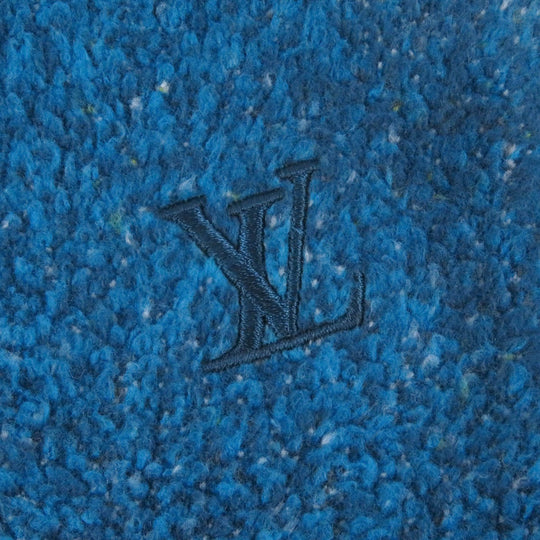 LOUIS VUITTON Vest Main: 90% cotton, Main: 10% nylon blue mens XS Used Authentic