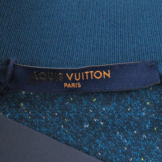 LOUIS VUITTON Vest Main: 90% cotton, Main: 10% nylon blue mens XS Used Authentic