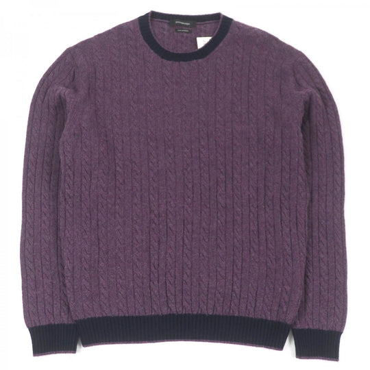 Ermenegildo Zegna sweater Main: 100% cashmere purple mens 54 Used Authentic