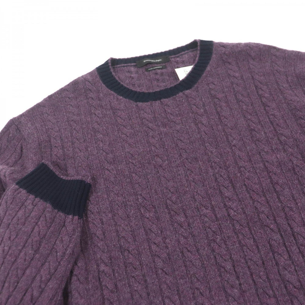 Ermenegildo Zegna sweater Main: 100% cashmere purple mens 54 Used Authentic