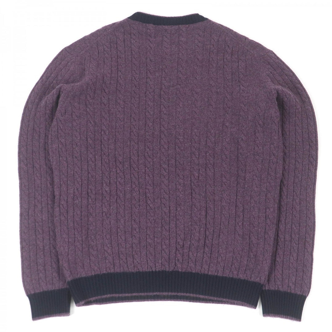 Ermenegildo Zegna sweater Main: 100% cashmere purple mens 54 Used Authentic