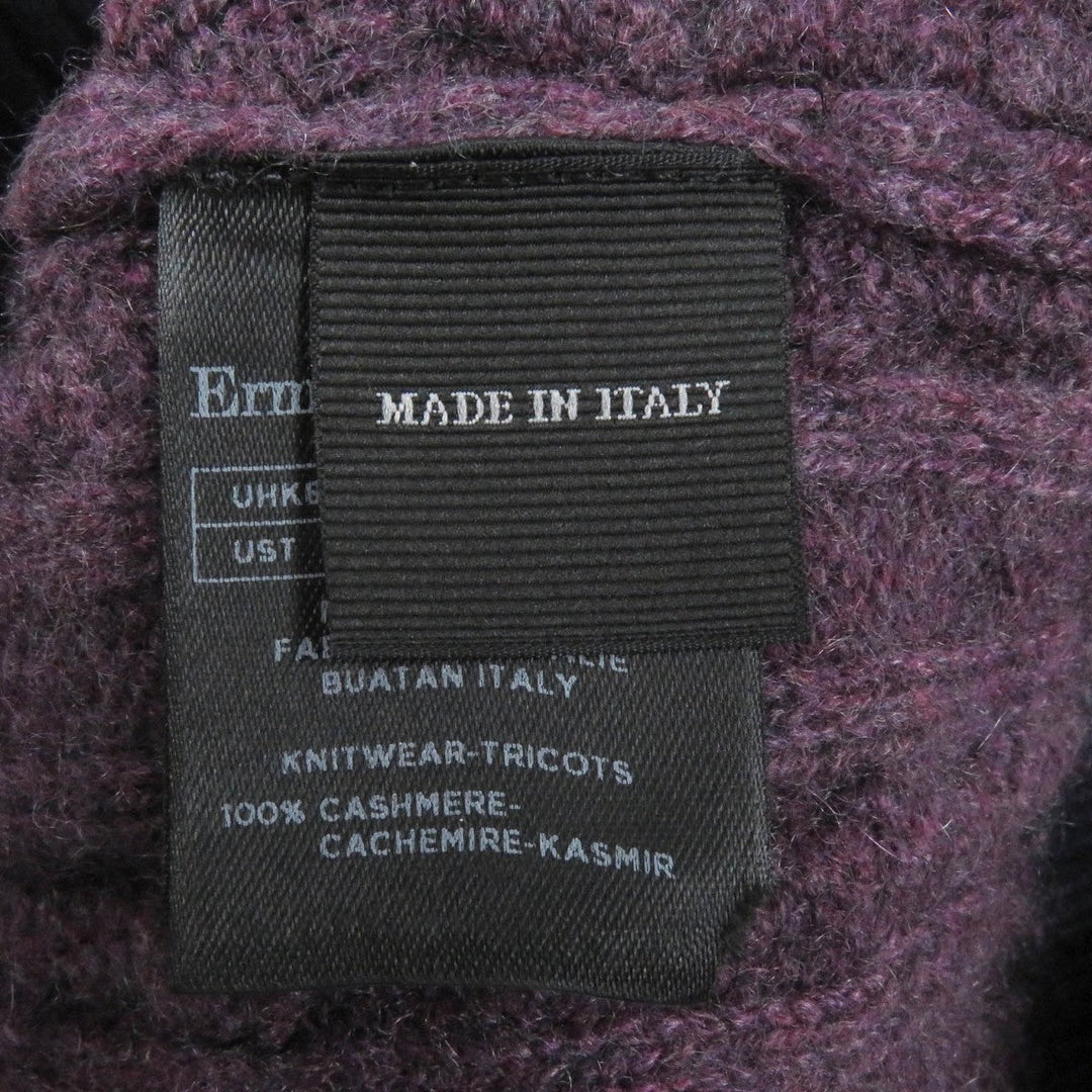 Ermenegildo Zegna sweater Main: 100% cashmere purple mens 54 Used Authentic
