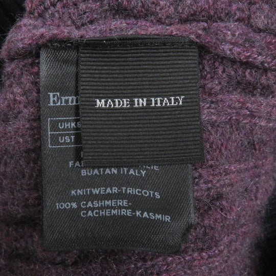 Ermenegildo Zegna sweater Main: 100% cashmere purple mens 54 Used Authentic