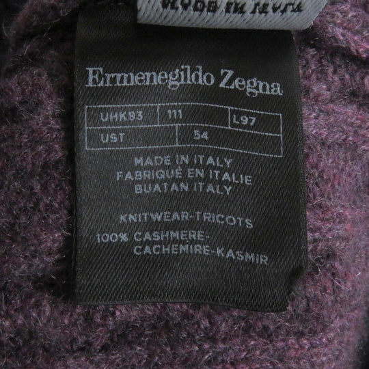 Ermenegildo Zegna sweater Main: 100% cashmere purple mens 54 Used Authentic