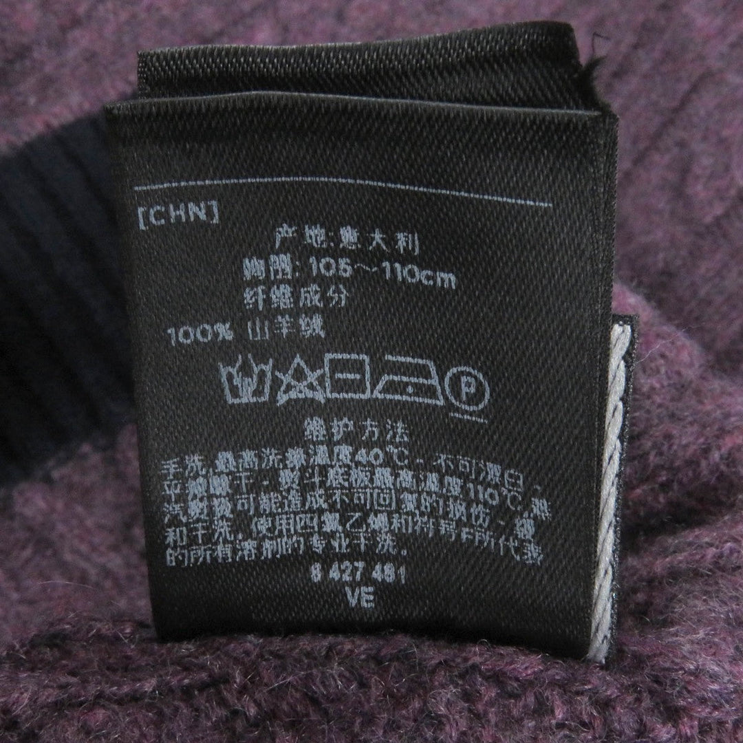 Ermenegildo Zegna sweater Main: 100% cashmere purple mens 54 Used Authentic