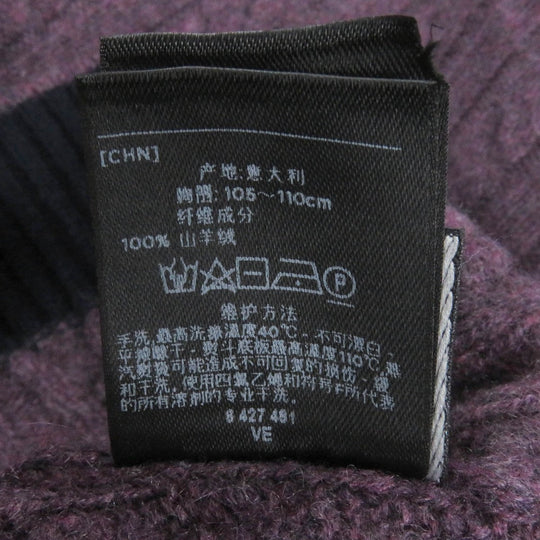 Ermenegildo Zegna sweater Main: 100% cashmere purple mens 54 Used Authentic