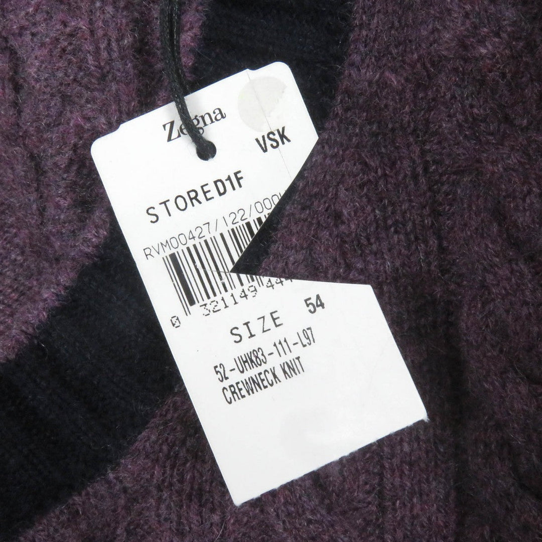 Ermenegildo Zegna sweater Main: 100% cashmere purple mens 54 Used Authentic