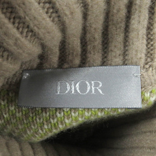 Dior HOMME sweater 213M638AT426 Main: 100% cashmere Brown green mens XS Used Authentic