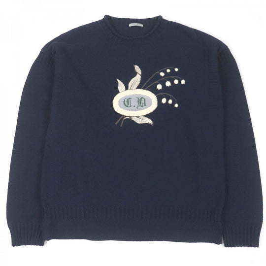 Dior HOMME sweater 24TM634AT459 Main: 100% cotton Navy mens M Used Authentic