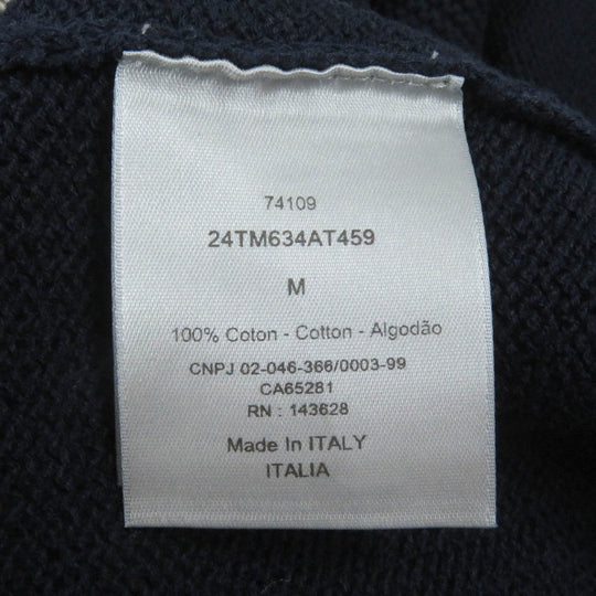 Dior HOMME sweater 24TM634AT459 Main: 100% cotton Navy mens M Used Authentic