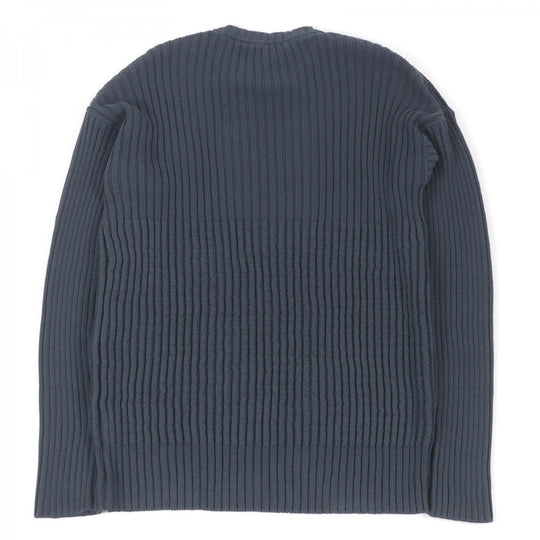 FENDI sweater FZX036 Main: 85% cotton, Main: 15% cashmere Blue gray mens 50 Used Authentic