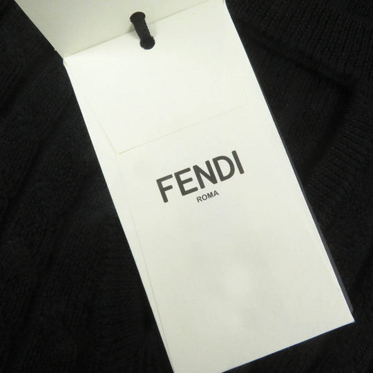 FENDI sweater FZX077 Main: 100% wool black mens 46 Used Authentic