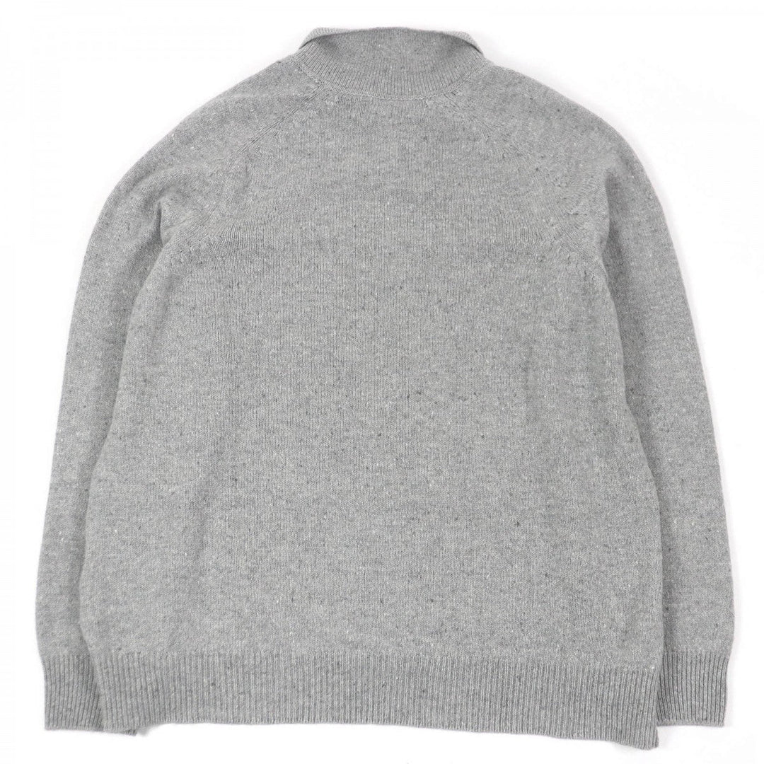 Dior HOMME sweater 243M830AT449 Main: 100% cashmere, part: 100% polyester gray mens XL Used Authentic