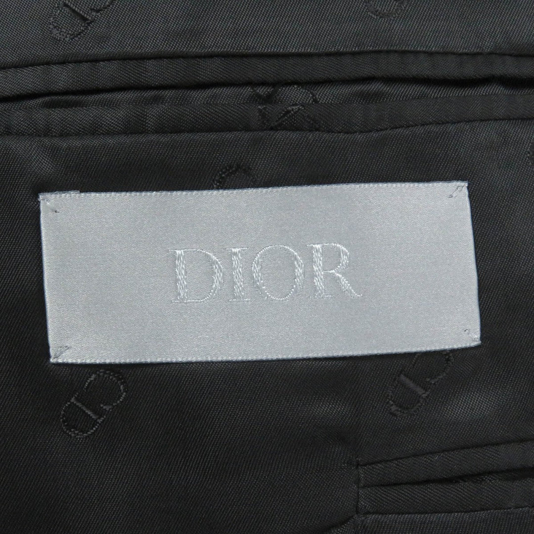 Dior HOMME tailored jacket 633C720A5495 Outer: 100% wool, Lining: 100% cupra black mens 50 Used Authentic