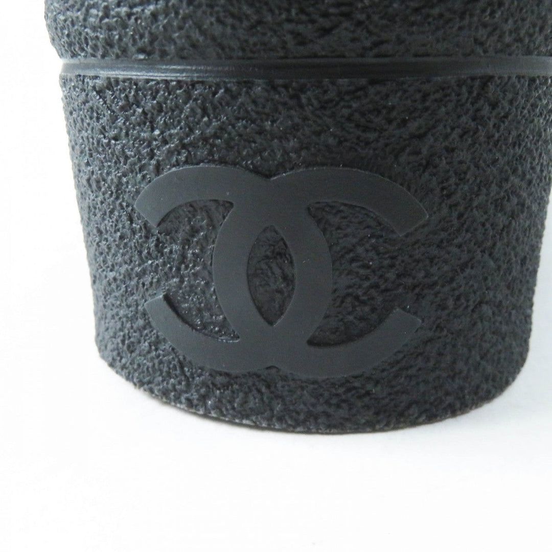 CHANEL short boots G34080 Main: Mouton, Part: Leather Black White Women 35 Used Authentic