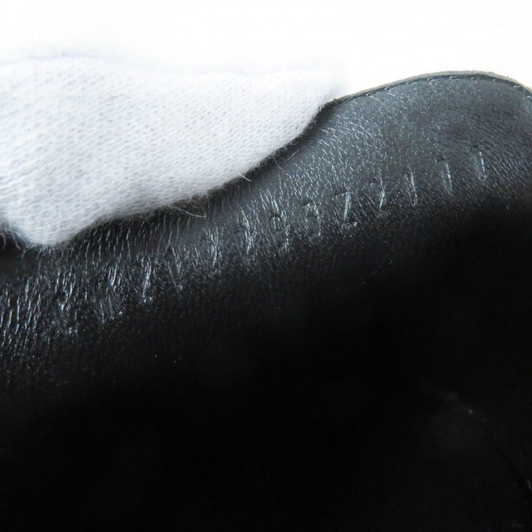 HERMES Mule Main: Leather black Oz Women 36 Used Authentic