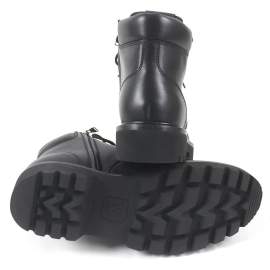 LOUIS VUITTON boots leather black Oberkampf Line 8