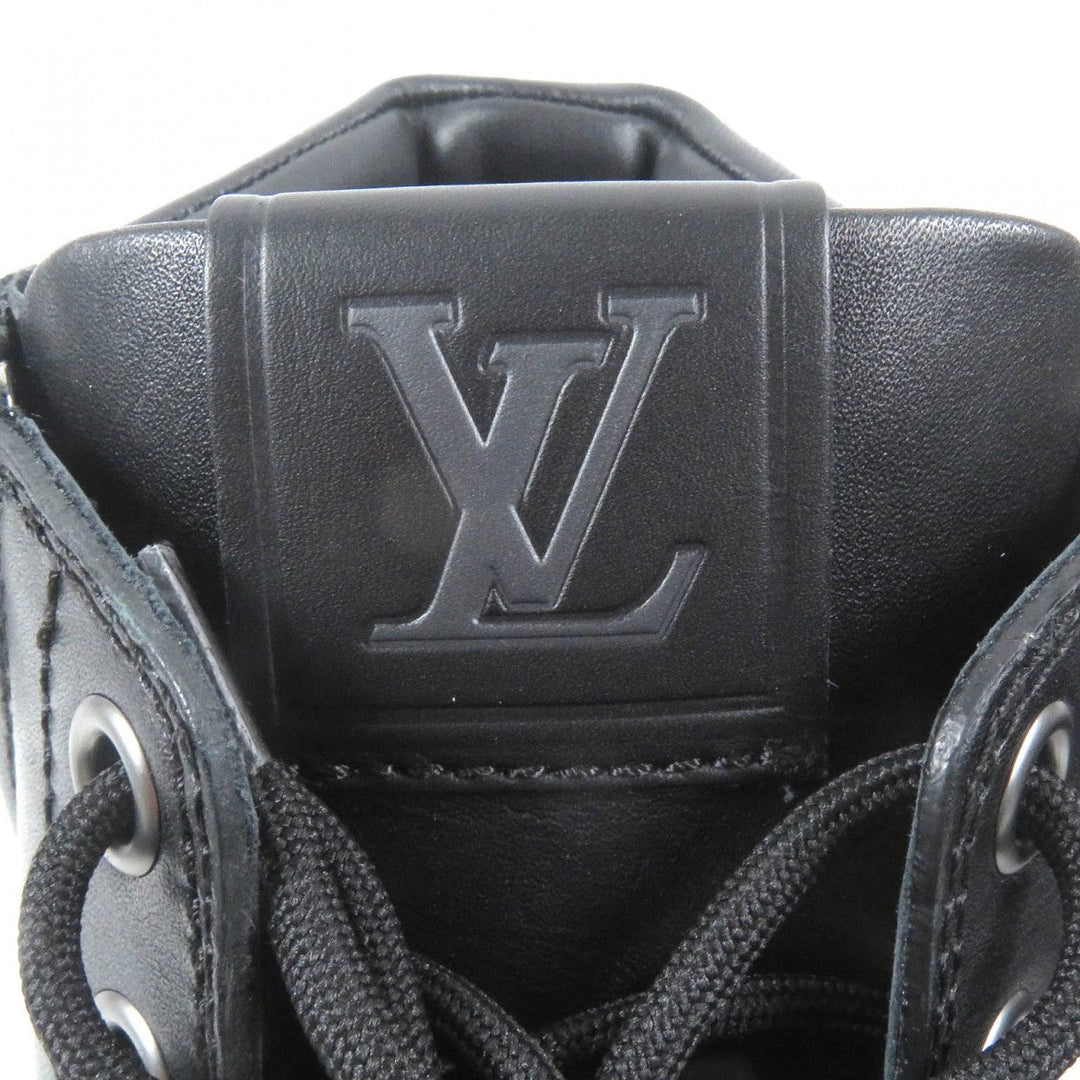 LOUIS VUITTON boots leather black Oberkampf Line 8