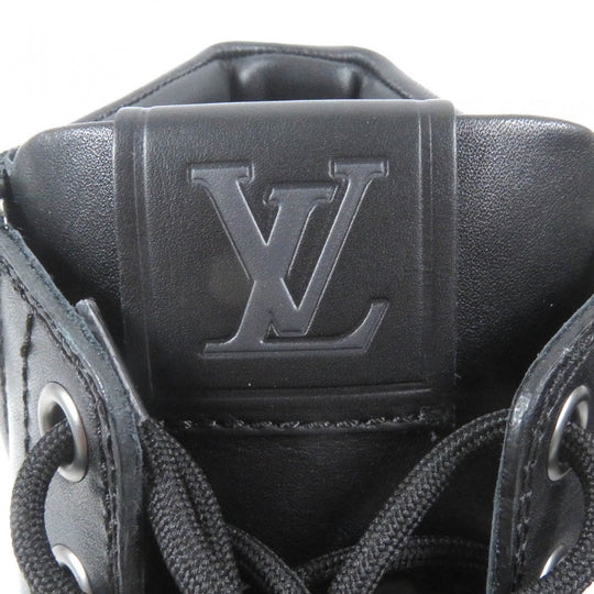 LOUIS VUITTON boots leather black Oberkampf Line 8