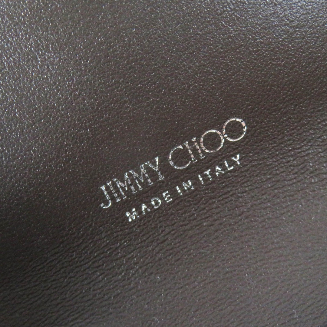 JIMMY CHOO Shoulder Bag leather Pink white multicolor JC Micro Clutch Bag