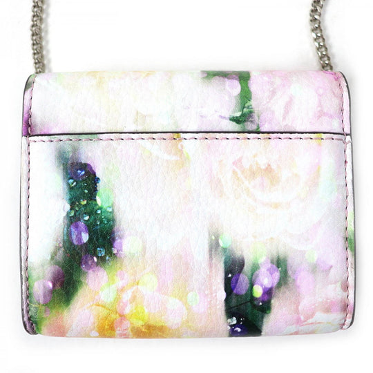 JIMMY CHOO Shoulder Bag leather Pink white multicolor JC Micro Clutch Bag