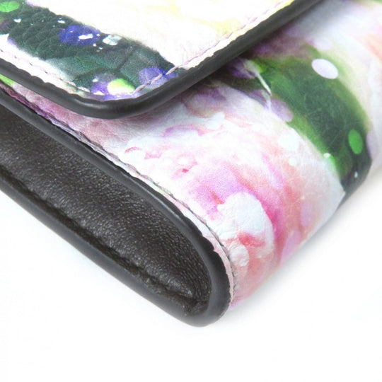 JIMMY CHOO Shoulder Bag leather Pink white multicolor JC Micro Clutch Bag