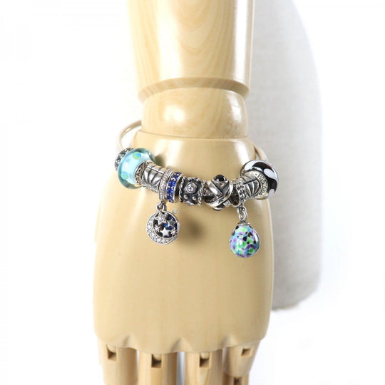 PANDORA bracelet Part: SV925 Silver Multicolor Women Used Authentic