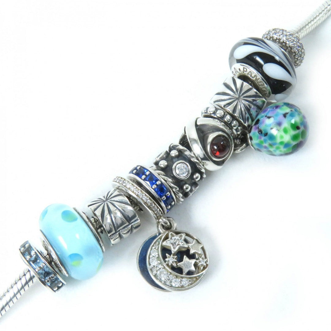 PANDORA bracelet Part: SV925 Silver Multicolor Women Used Authentic