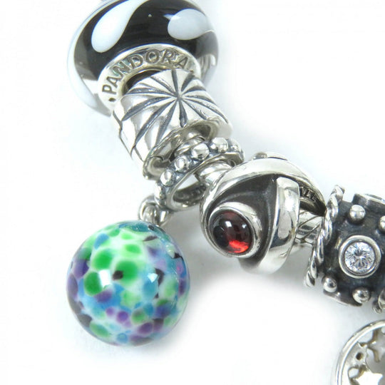 PANDORA bracelet Part: SV925 Silver Multicolor Women Used Authentic