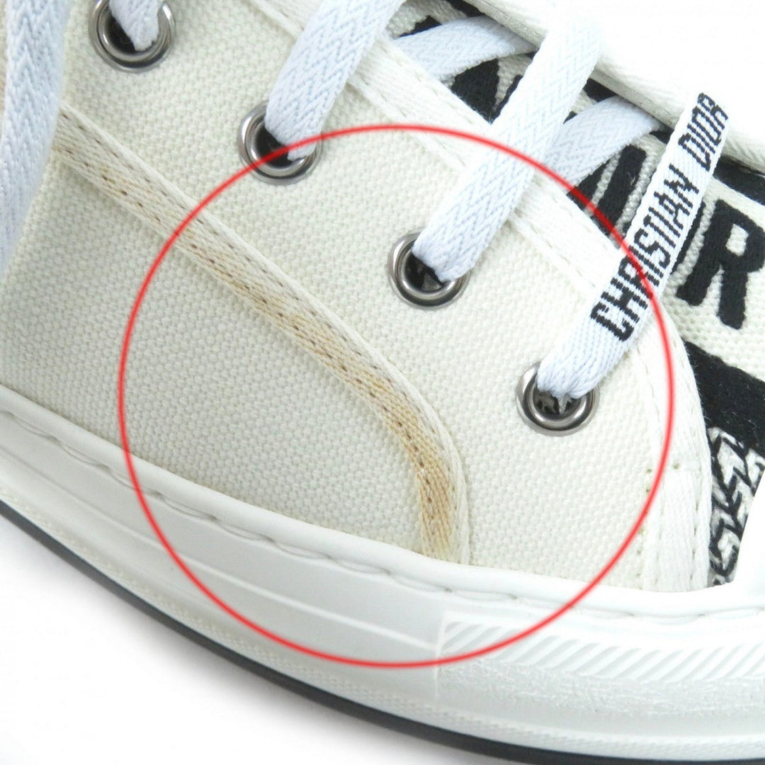 Christian Dior Low cut sneakers Main: Canvas Ivory Walk�fn�fDior Women 38 Used Authentic