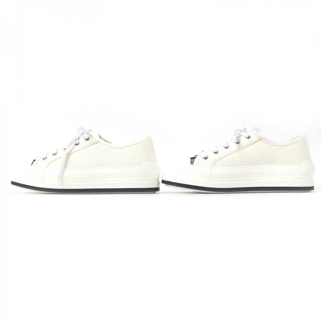 Christian Dior Low cut sneakers Main: Canvas Ivory Walk�fn�fDior Women 38 Used Authentic