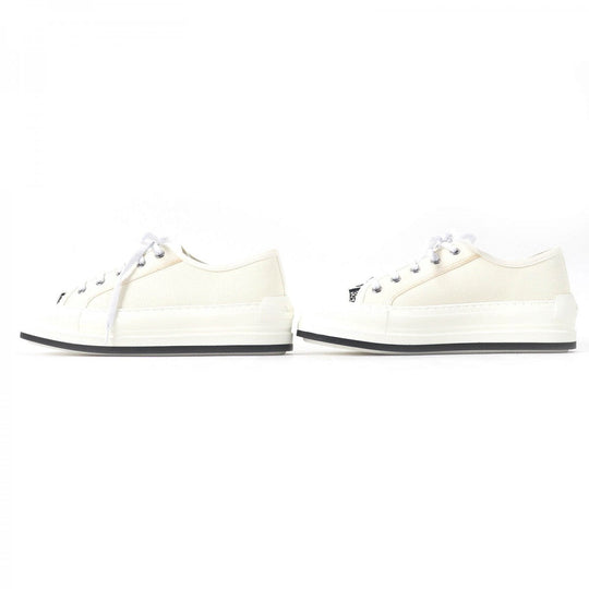 Christian Dior Low cut sneakers Main: Canvas Ivory Walk�fn�fDior Women 38 Used Authentic