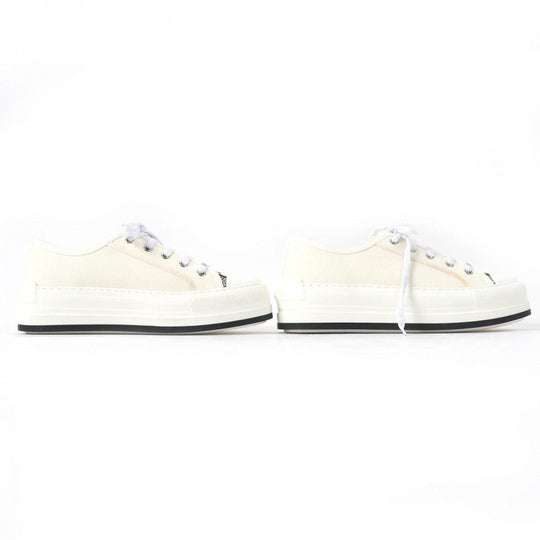 Christian Dior Low cut sneakers Main: Canvas Ivory Walk�fn�fDior Women 38 Used Authentic