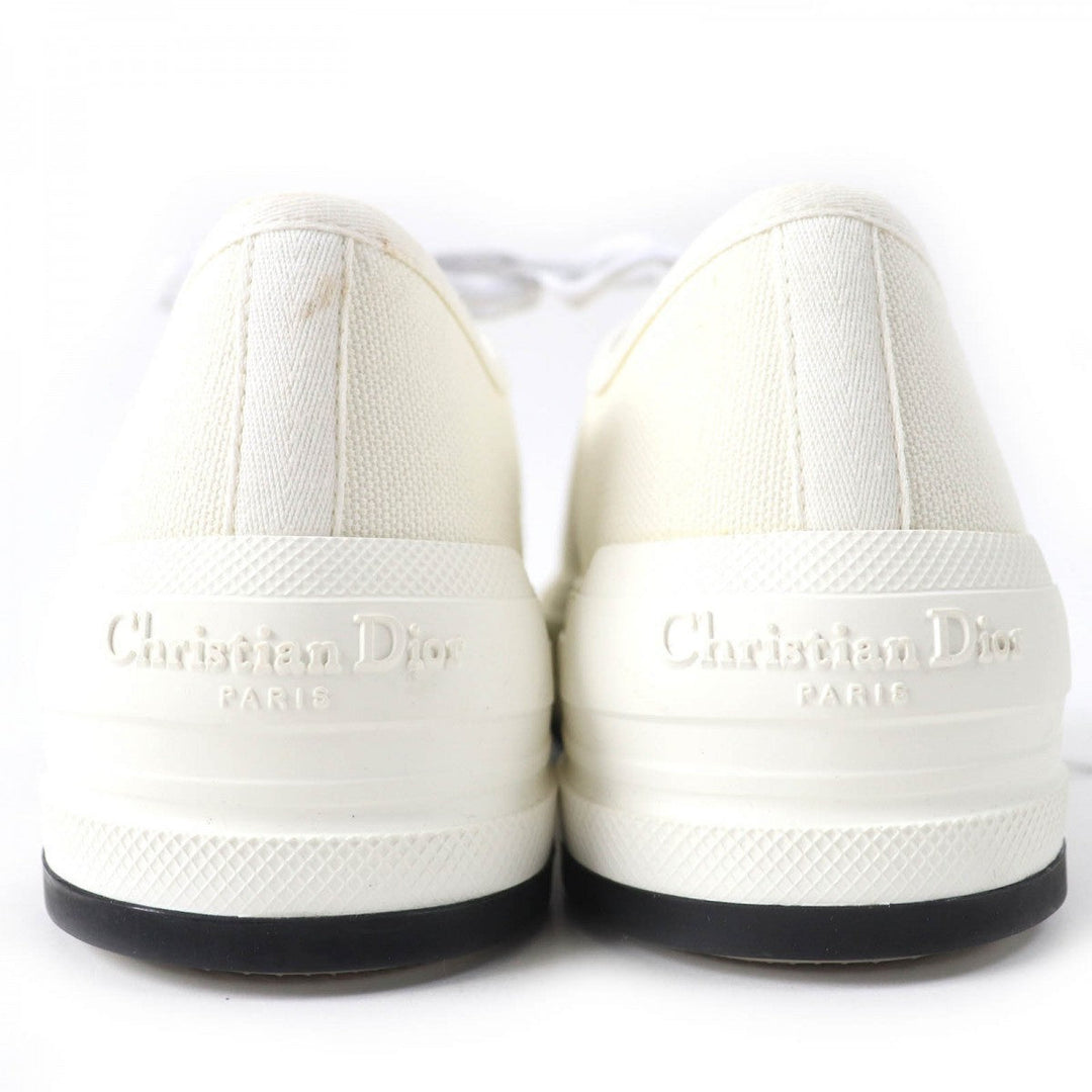 Christian Dior Low cut sneakers Main: Canvas Ivory Walk�fn�fDior Women 38 Used Authentic