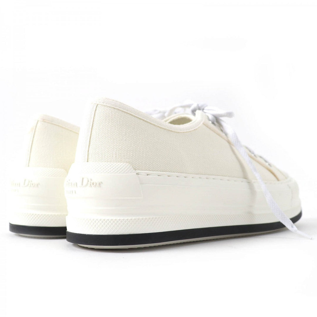 Christian Dior Low cut sneakers Main: Canvas Ivory Walk�fn�fDior Women 38 Used Authentic