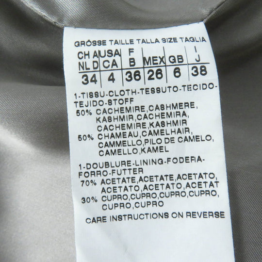 MAX MARA coat cashmere beige 38