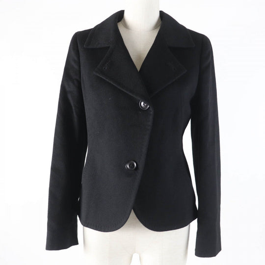MAX MARA Jacket Main: 100% camel, Lining: 100% rayon black Women 38 Used Authentic