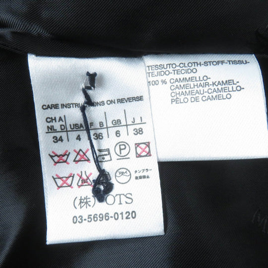 MAX MARA Jacket Main: 100% camel, Lining: 100% rayon black Women 38 Used Authentic