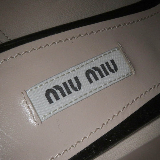 MIUMIU short boots 5T154C Main: Patent leather, Part: Cotton black Women 38.5 Used Authentic