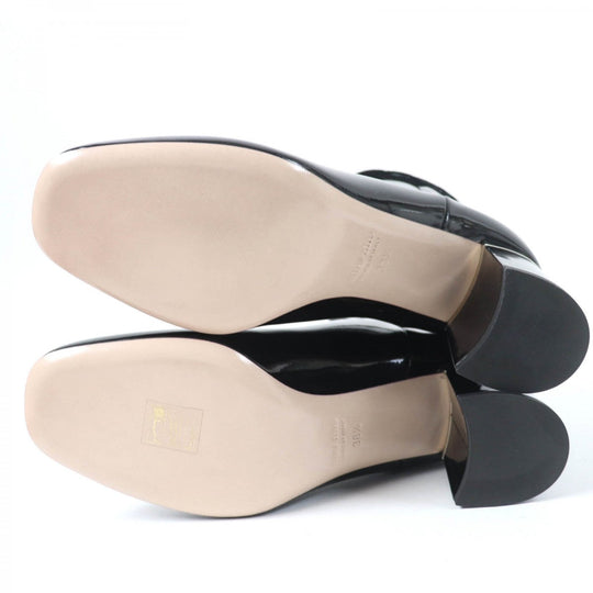 MIUMIU short boots 5T154C Main: Patent leather, Part: Cotton black Women 38.5 Used Authentic