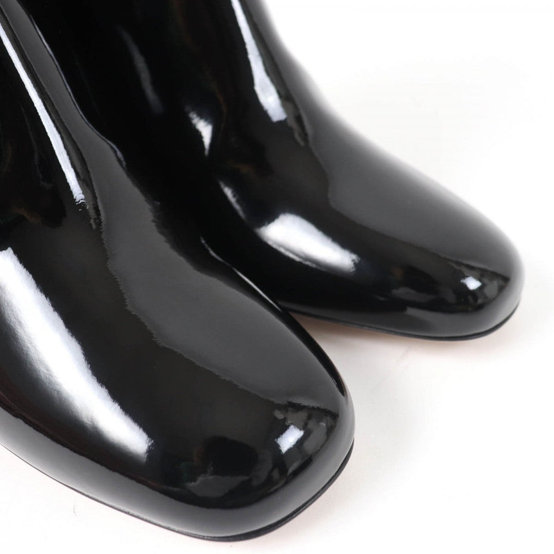 MIUMIU short boots 5T154C Main: Patent leather, Part: Cotton black Women 38.5 Used Authentic