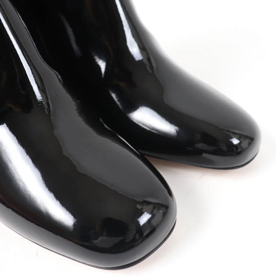 MIUMIU short boots 5T154C Main: Patent leather, Part: Cotton black Women 38.5 Used Authentic