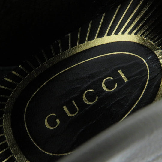 GUCCI loafers 700036 Main: Leather Ivory Women 37 Used Authentic